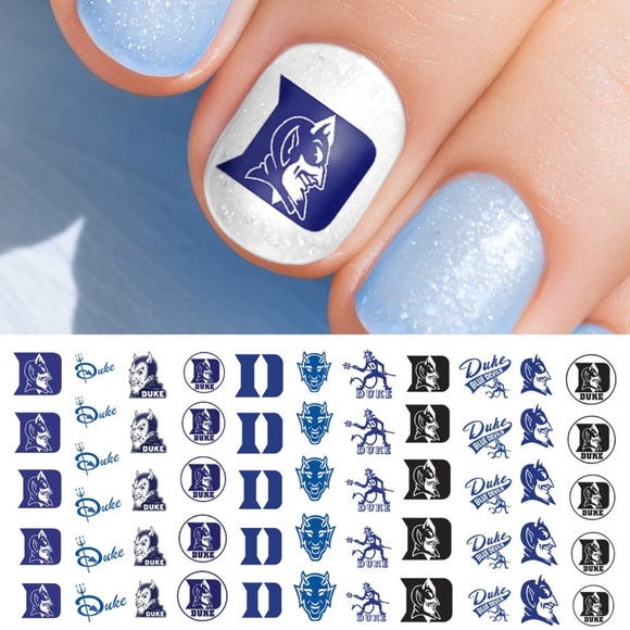 Other - Duke University Blue Devils Nail Decals